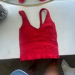 Cute Red Athletic Tanktop (Price Negotiable)